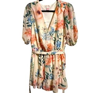 Flying Tomato Floral romper one-piece summer outfit  size large